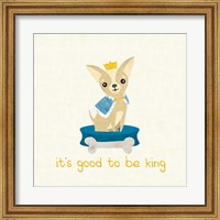 Good Dogs Chihuahua on Linen Fine Art Print