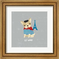 Good Dogs French Bulldog Gray Fine Art Print