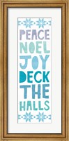 Deck the Halls Words Fine Art Print