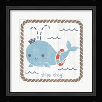 Nautical Friends I Framed Print