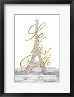 Gilded Paris v.2 Framed Print
