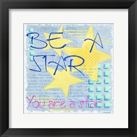 Be a Star Framed Print