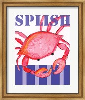 Splish Crab Fine Art Print