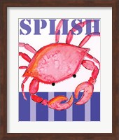 Splish Crab Fine Art Print