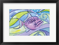 Surfin' Fish Framed Print
