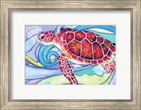 Surfin' Turtle Fine Art Print