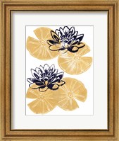 Golden Lily Pad Fine Art Print