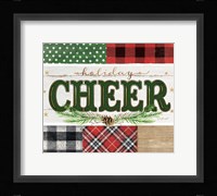 Cheer Plaid Framed Print