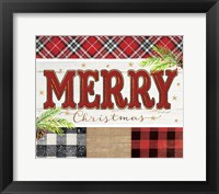 Merry Plaid Fine Art Print