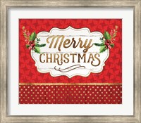 Merry Christmas - Red Fine Art Print