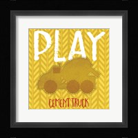 Cement Truck Play Framed Print
