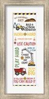 Construction Sign Fine Art Print