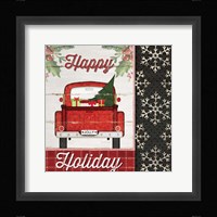 Happy Holiday Framed Print