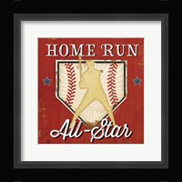Home Run Framed Print