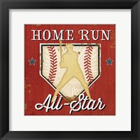 Home Run Framed Print