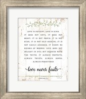 Love Is Patient Fine Art Print