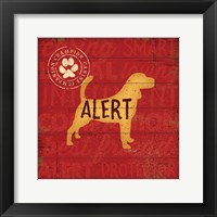 Alert Dog Fine Art Print