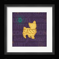 Sassy Dog Framed Print