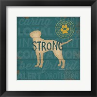 Strong Dog Framed Print