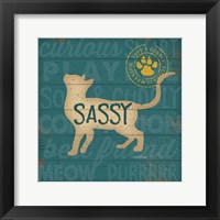 Sassy Cat Framed Print