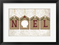 Coastal Christmas Noel Fine Art Print