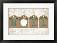 Coastal Christmas Noel II Fine Art Print
