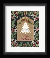 Merry Christmas - Tree Framed Print