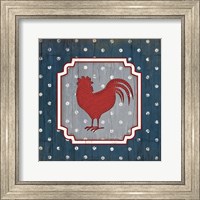 Red White and Blue Rooster X Fine Art Print