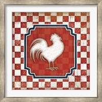 Red White and Blue Rooster XII Fine Art Print