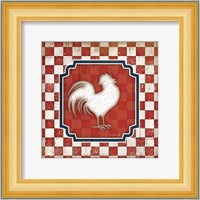 Red White and Blue Rooster XII Fine Art Print