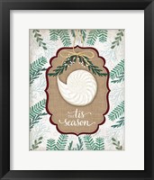Coastal Christmas IV Fine Art Print