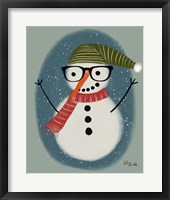 Hip Snowman Fine Art Print