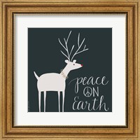 Peace on Earth Reindeer Fine Art Print