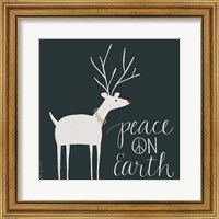 Peace on Earth Reindeer Fine Art Print