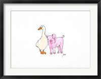 Duck and Pig Fine Art Print
