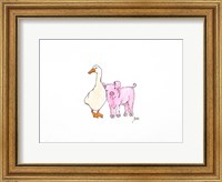 Duck and Pig Fine Art Print