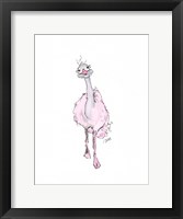 Ostrich Framed Print