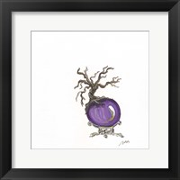 Crystal Ball Creepy Tree Framed Print