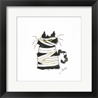 Mummy Cat Framed Print