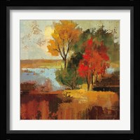 October Landscape Framed Print