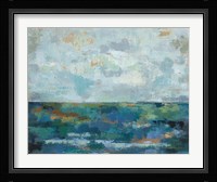 Seascape Sketches II Crop Framed Print