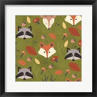 Fall Animal Pattern Fine Art Print