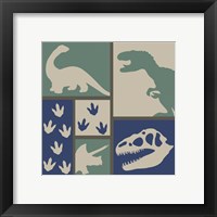 Dino Collage Fine Art Print