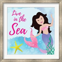 Live in the Sea - Mermaid Fine Art Print