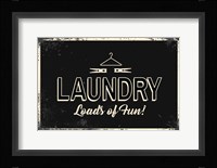 Laundry Framed Print