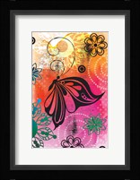 Warm Colors Florals II Framed Print