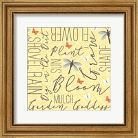Garden Goddess Word Fine Art Print