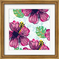 Tropical Floral Pattern Fine Art Print