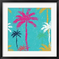 Tropical Palm Tree Pattern Fine Art Print