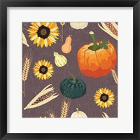 Autumn Harvest Pattern Fine Art Print